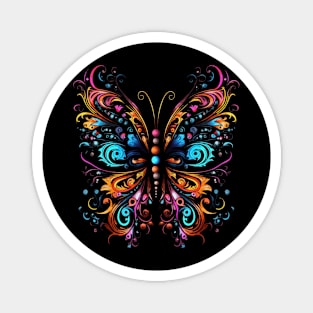 Butterfly Halloween Magnet